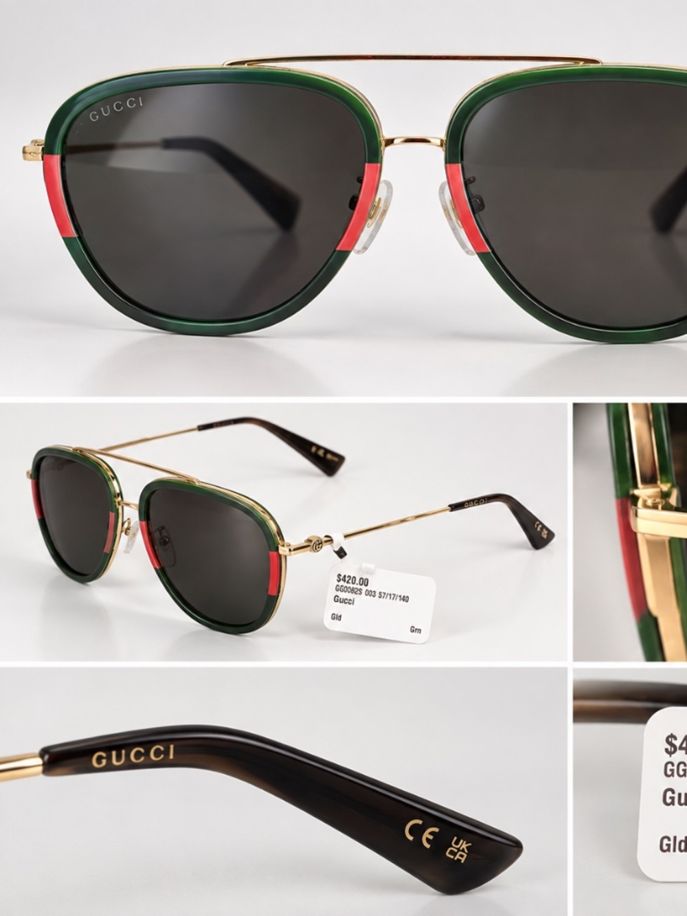 NWT GUCCI Designer Sunglasses – Tags Attached 🖤